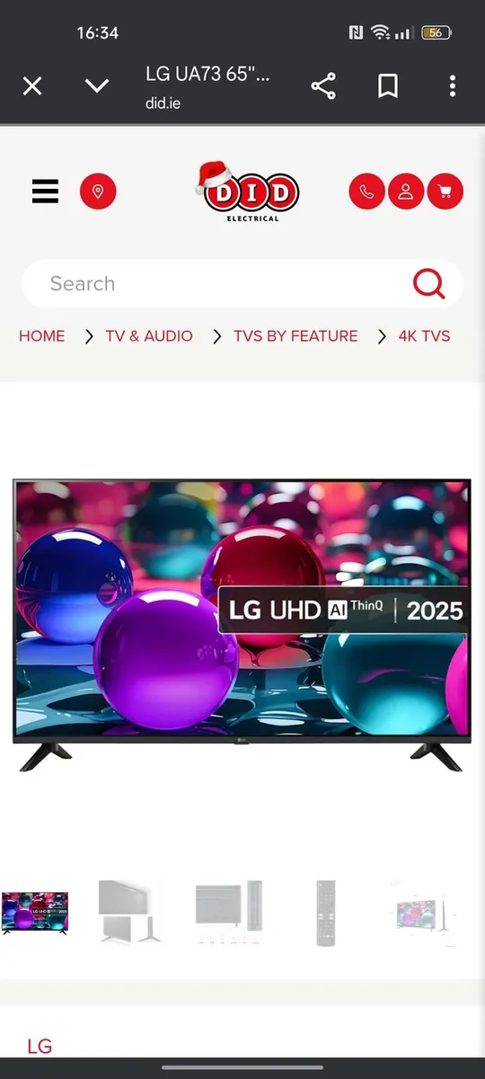 65in LG AI Smart TV Brand New in Box - Image 1