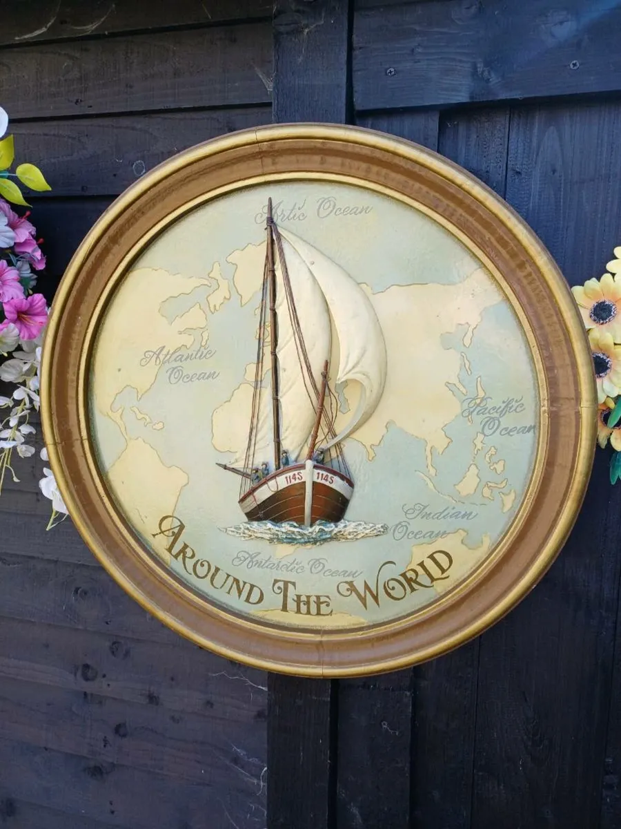 1960s Nautical Wall Plaque - Image 2