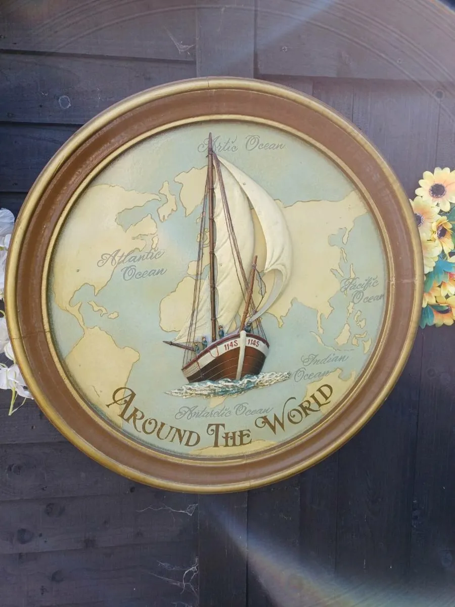 1960s Nautical Wall Plaque - Image 3