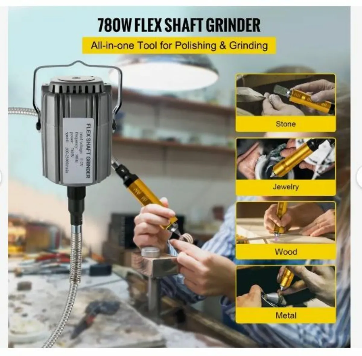 Flex Shaft Grinder 780W Rotary Tool - Image 2