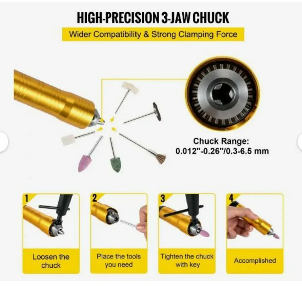 Flex Shaft Grinder 780W Rotary Tool - Image 3