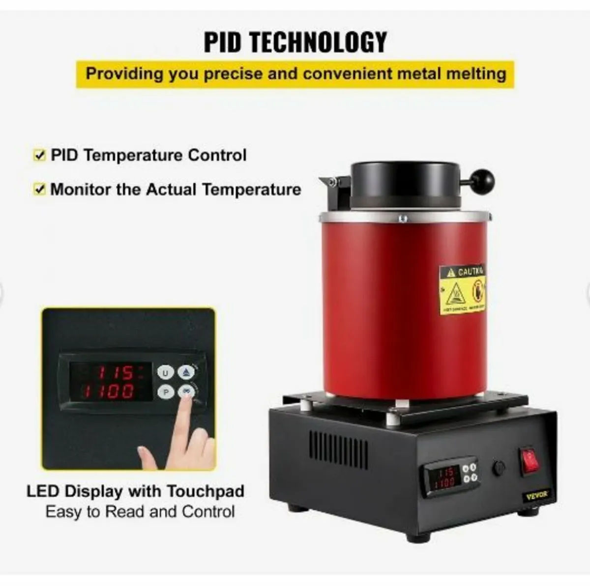 Gold Melting Furnace, 1350W - Image 2