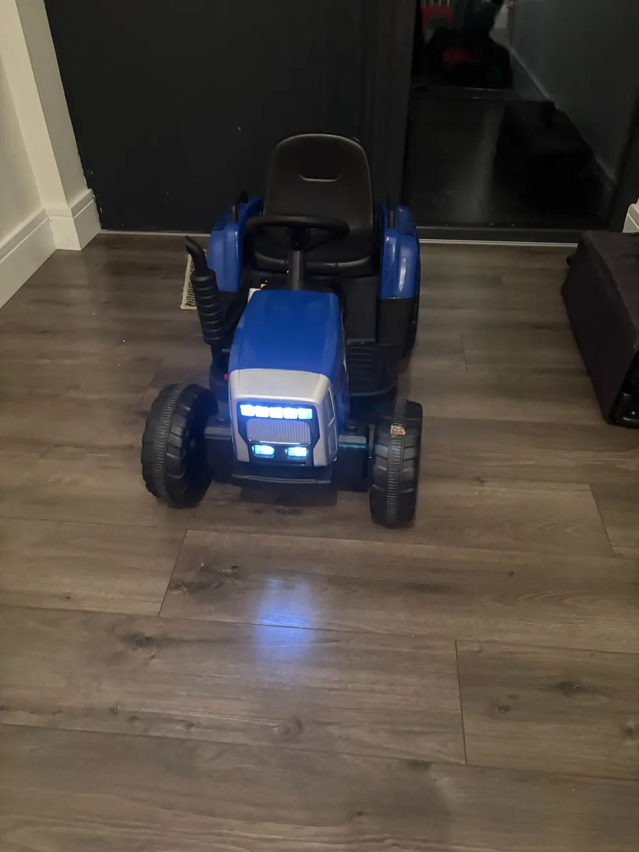 Kids Electric Tractor with Trailer (12V) - Image 1