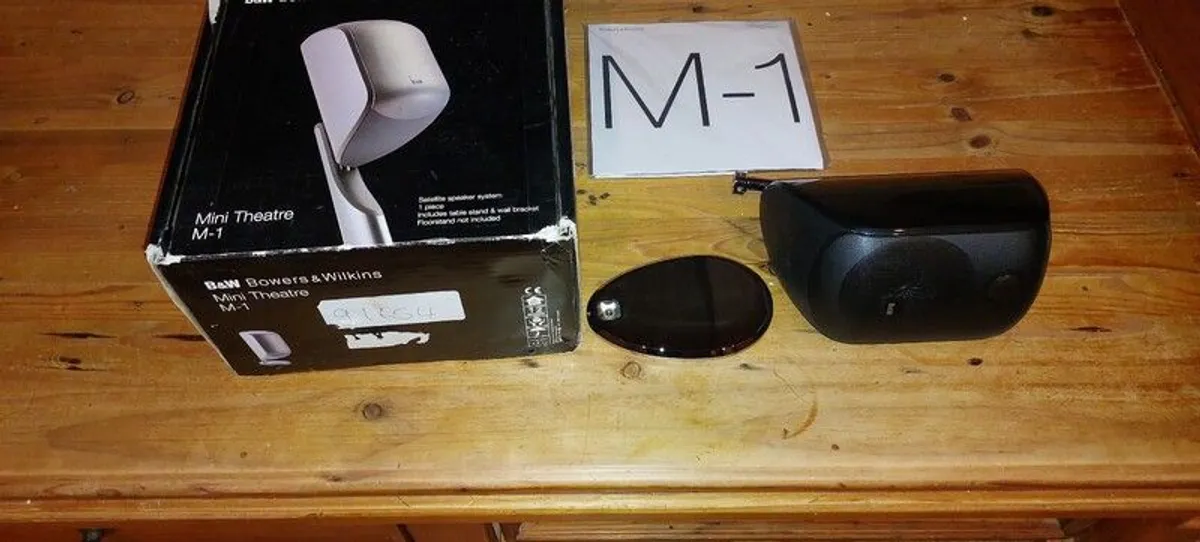 B&W M1 Speakers x 3 - Image 3