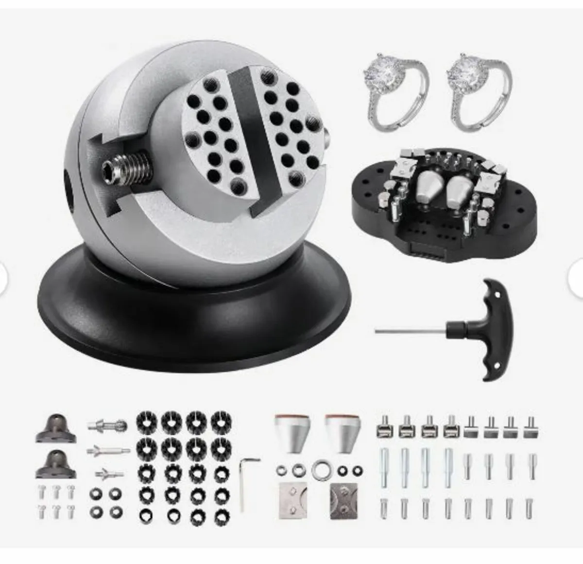 Ball Vise, 7.6 cm Engraving Setting Tool - Image 1