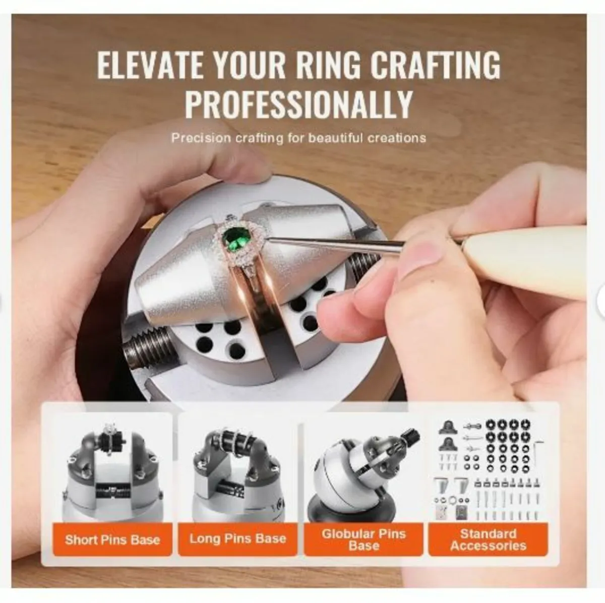 Ball Vise, 7.6 cm Engraving Setting Tool - Image 3