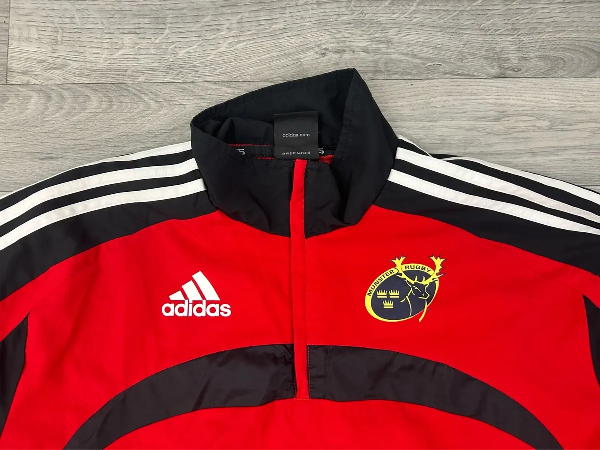 Vintage 2008 Adidas Munster Rugby Jacket Medium - Image 3