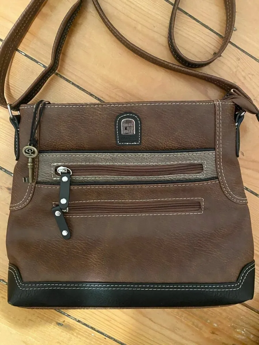 Charm & Shape Shoulder Bag - Brown - Image 1