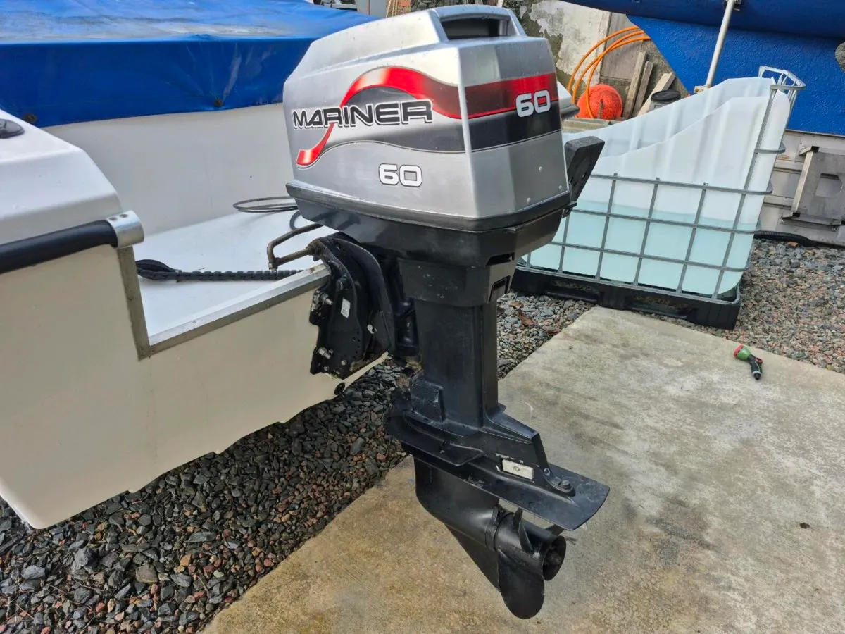 Mariner mercury 60hp longshaft boat outboard motor - Image 1