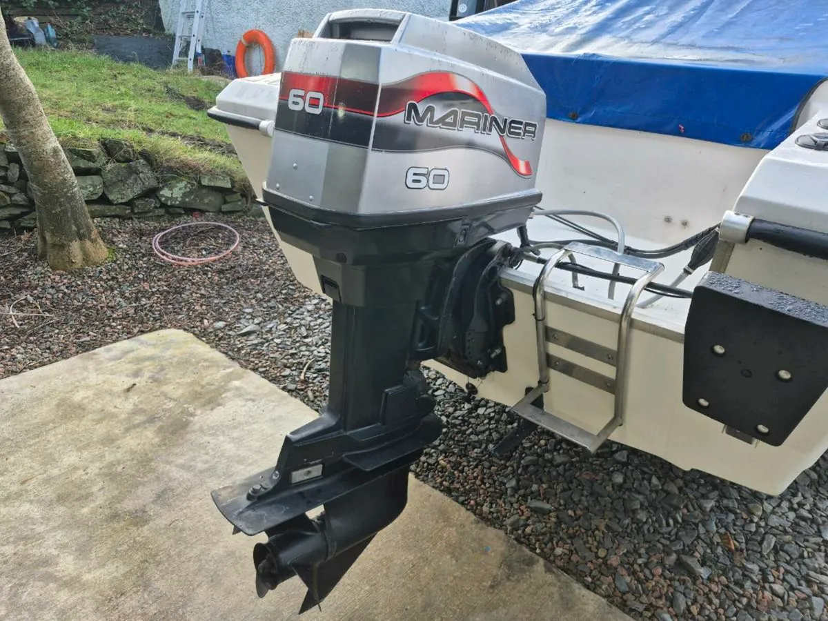 Mariner mercury 60hp longshaft boat outboard motor - Image 2