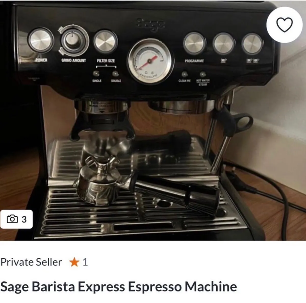 Sage Coffee machine