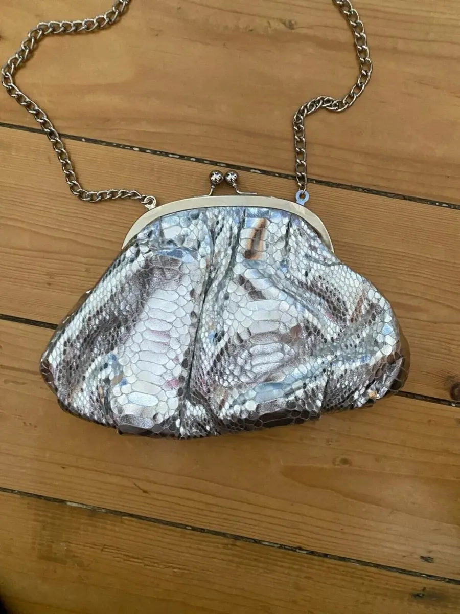 NEW Gabor Clutch Bag Silver - Image 4