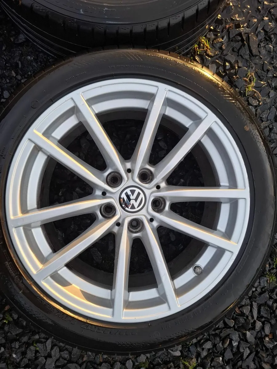 17" Vw Alloys with tyres - Image 4