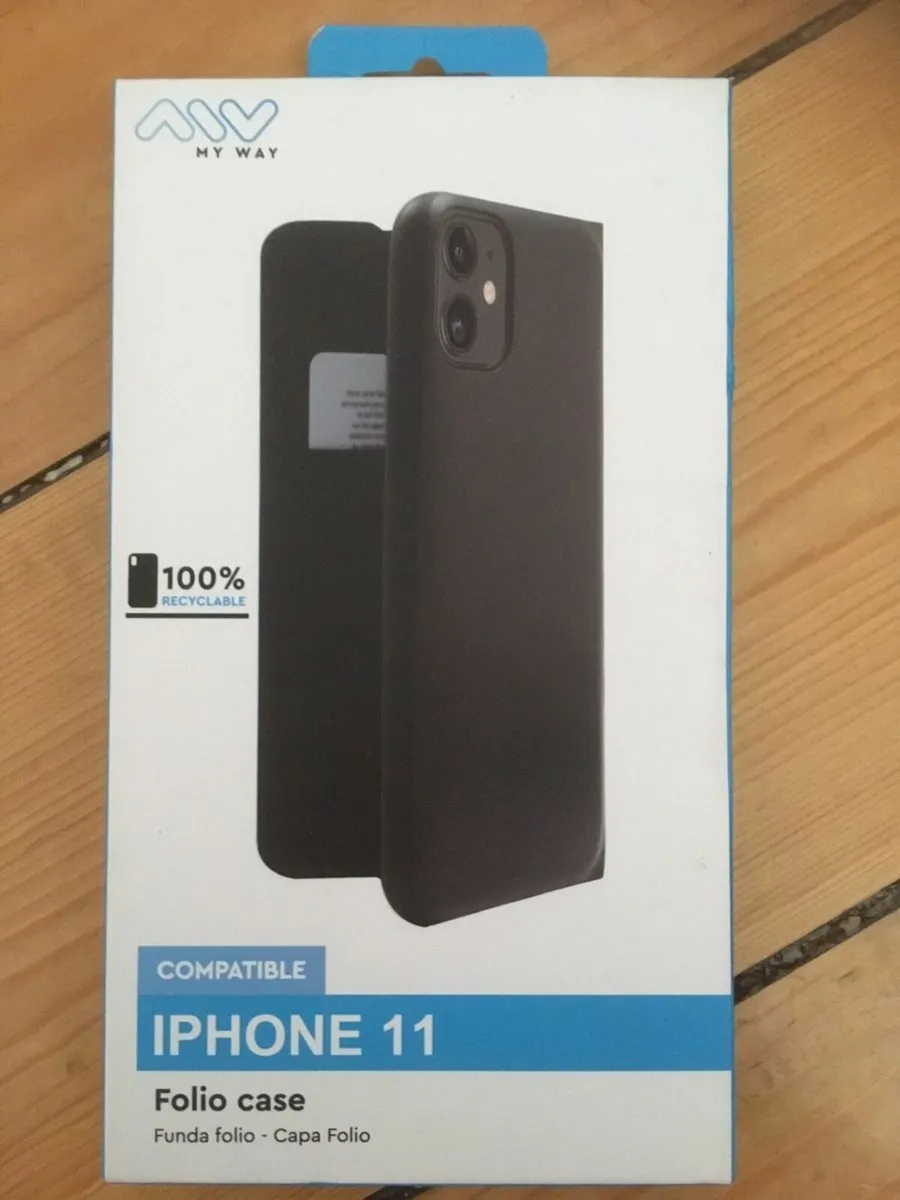 BRAND NEW IN BOX iPHO20NE 11 Cover Case, Black - Image 1