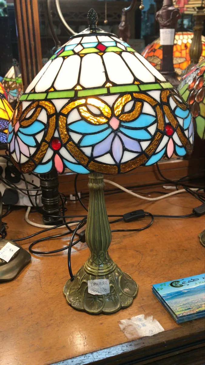 Tiffiny style lamps for sale - Image 3