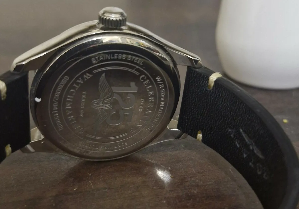 Rotary Oxford Mens Watch with Black Dial and Black - Image 4