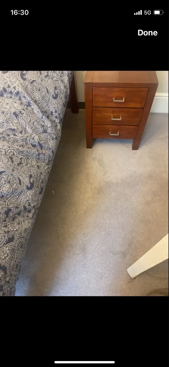 King size bed frame + 1 locker - Image 3