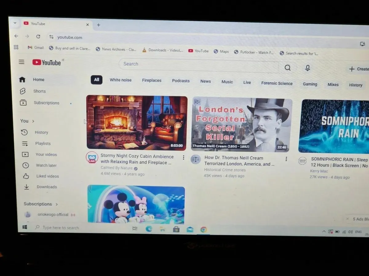 Packard Bell 15.6 Laptop, Model PEW91, 6GB, 500GB - Image 1