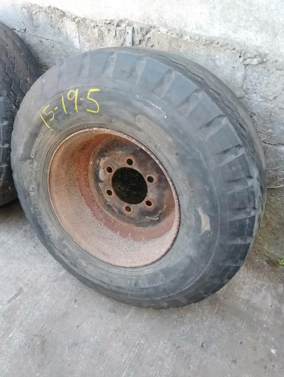 Wheels Tyres 6 Stud Two Pairs 15/19.5 & 13.0/75-16 - Image 2