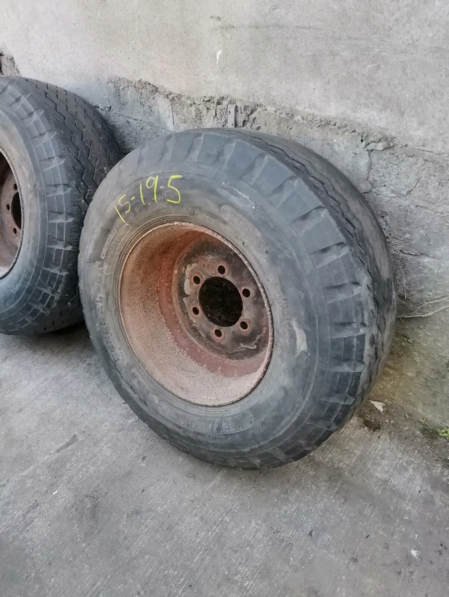Wheels Tyres 6 Stud Two Pairs 15/19.5 & 13.0/75-16 - Image 4