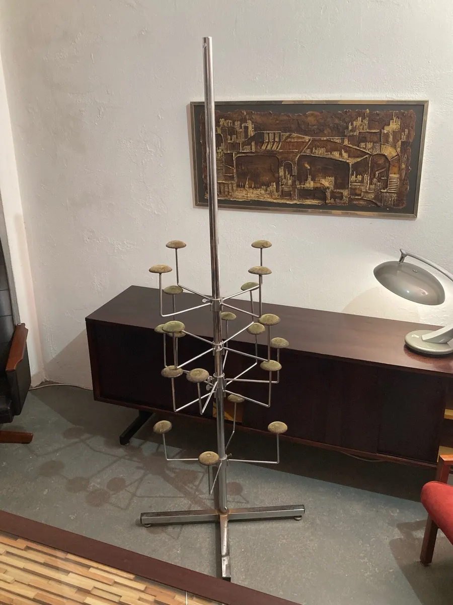 Vintage Chrome Hat Stand Warehouse Open Sat 20th - Image 2