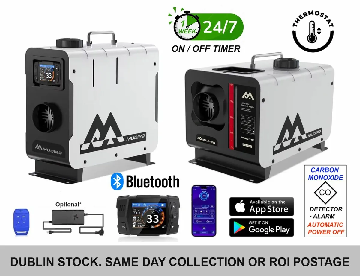 Heater with CO Protection App Timer Thermostat - Image 1