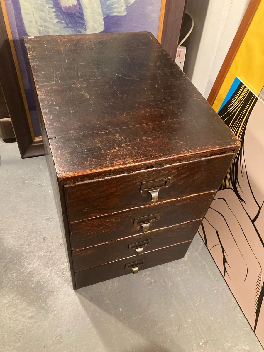 1930s Filing Cabinet - Warehouse Open Sat 20th Dec - Image 1