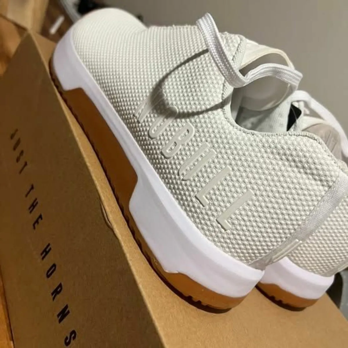 NOBULL Mens White Outwork Edge Trainers - Image 3