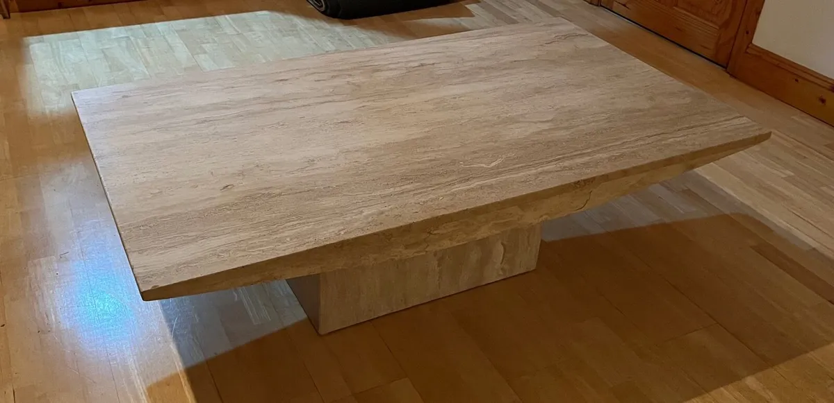 Marble coffee table - Image 1