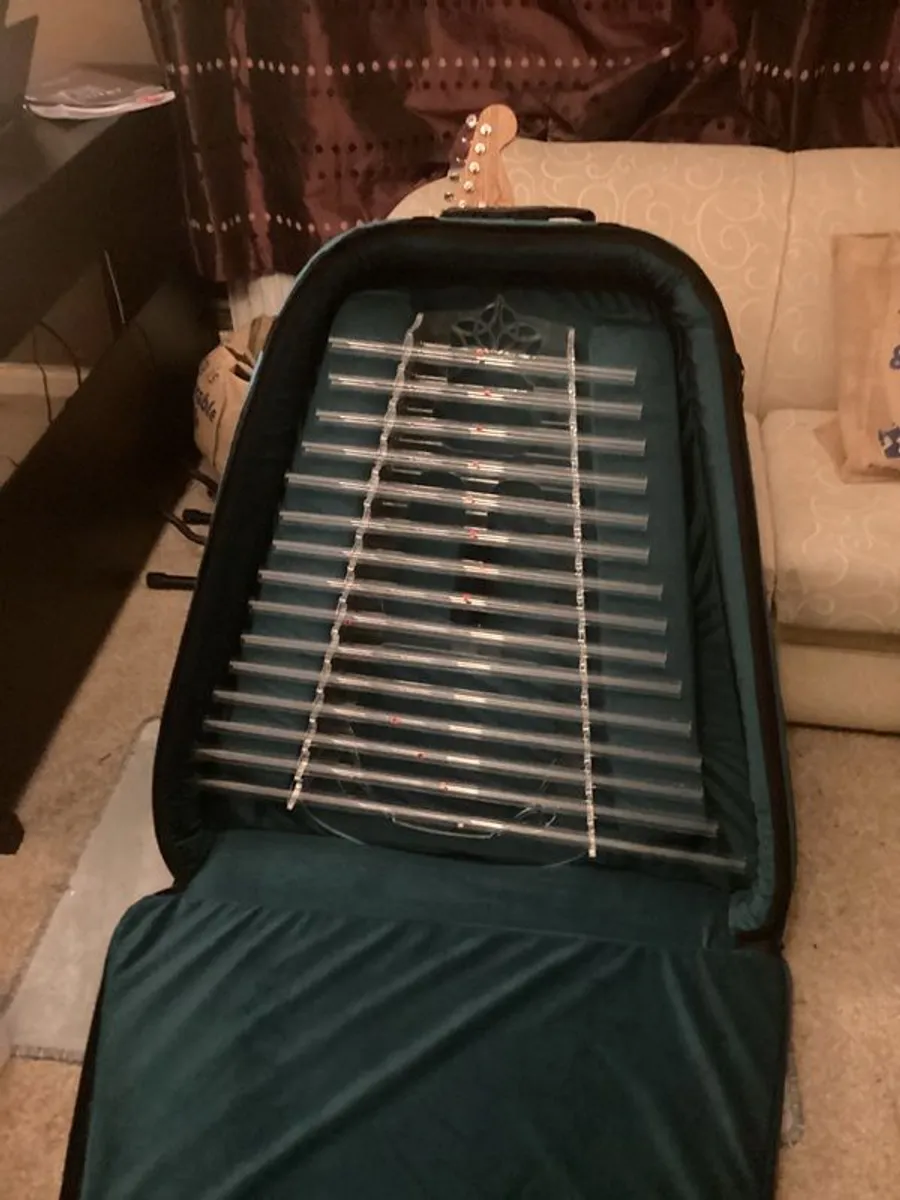 Sacred forest Crystal harp with padded case. Greatly reduced. - Image 1