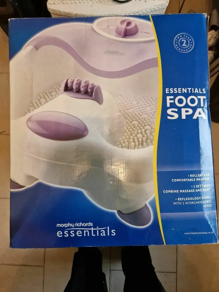 NEW IN BOX Morphy Richards Essentials Foot Spa - Image 2