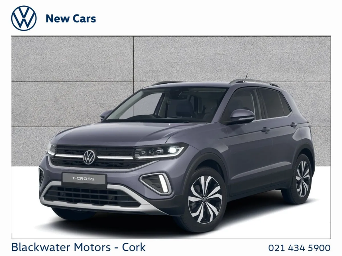 Volkswagen T-Cross Style 1.0 TSI 95BHP *ORDER YOUR - Image 1