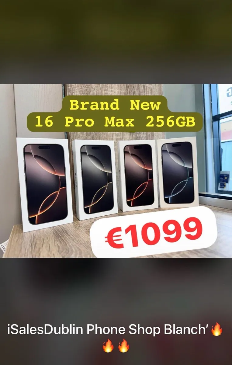 16 Pro Max 256Gb New! Unlocked! E.U. Xmas SALE! - Image 1