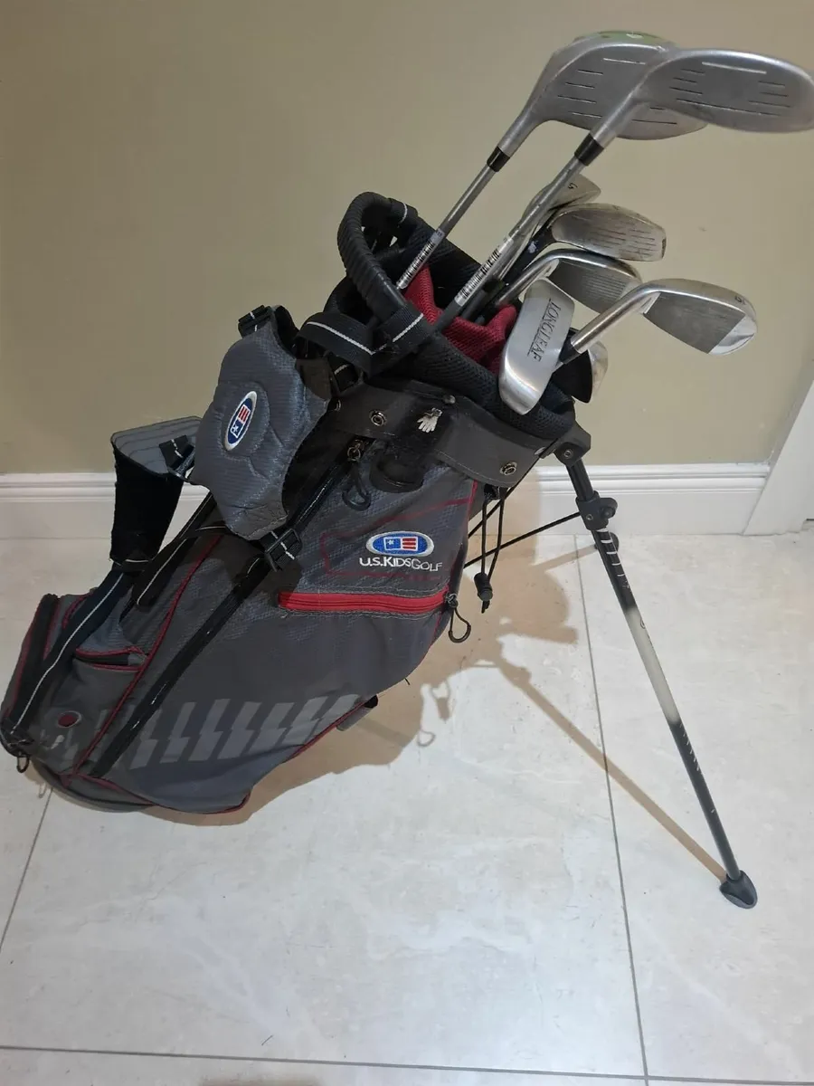 US Kids Golf Clubs and Bag - Image 1