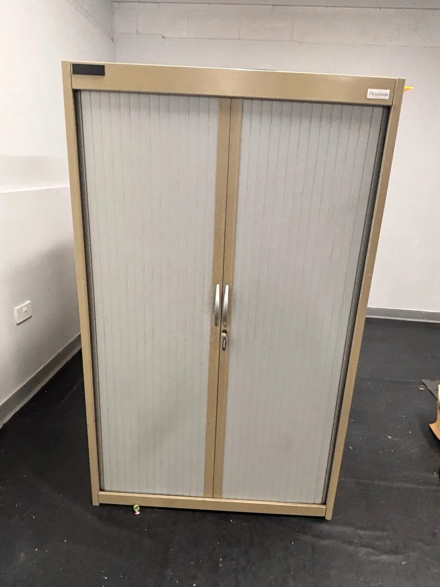 2x Flexiform steel office cabinets - Image 1