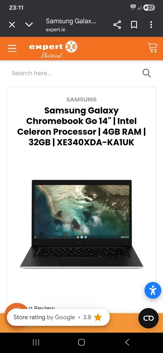 Samsung Galaxy Chromebook Go