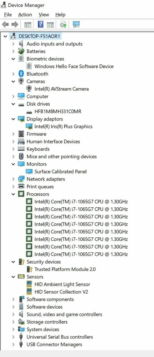 Microsoft Surface Pro 7 Tablet 1866 I7 16GB 256GB - Image 4