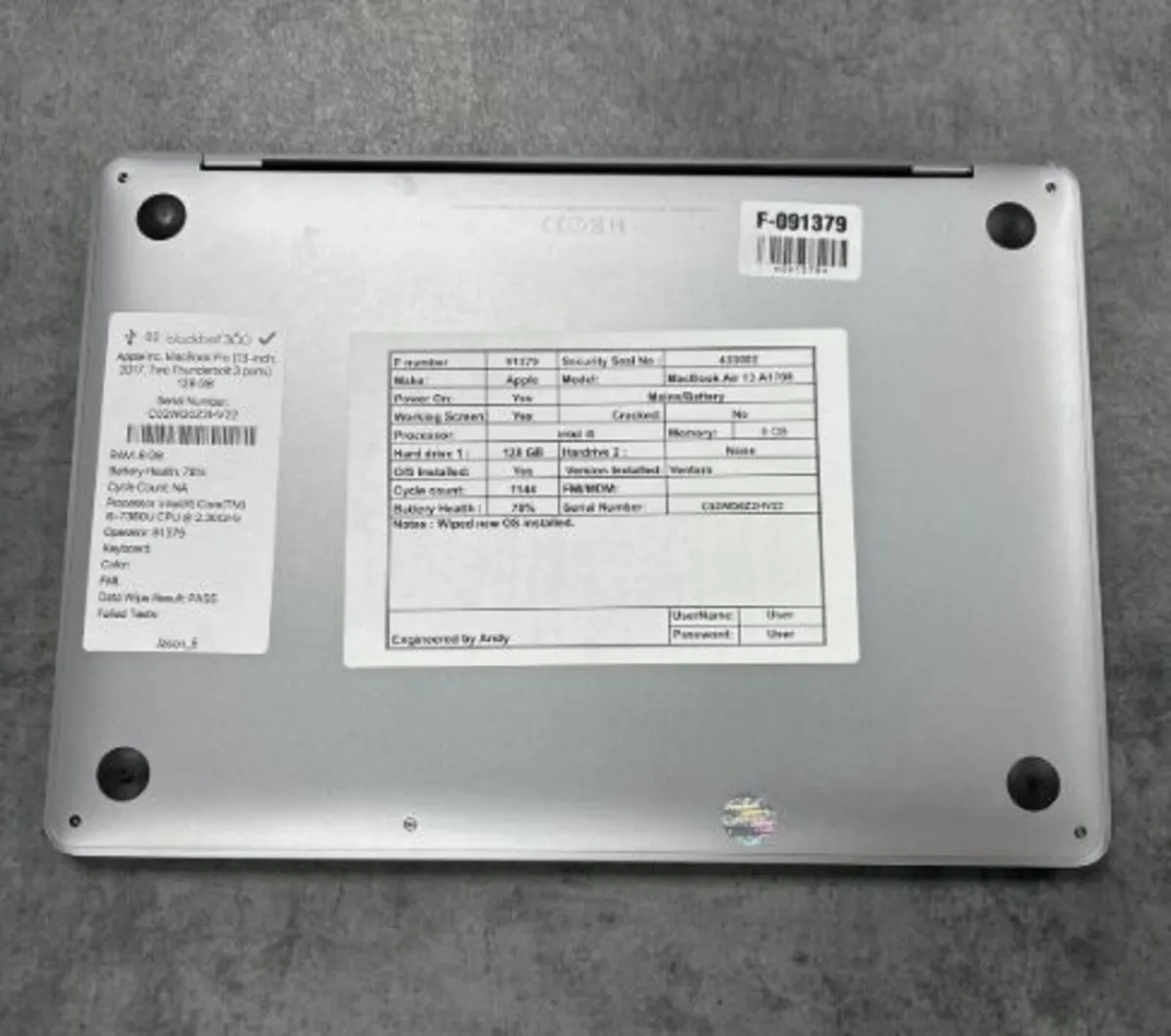2017 Apple Macbook Pro 13 I5 2.30ghz 8GB 128GB SSD - Image 4