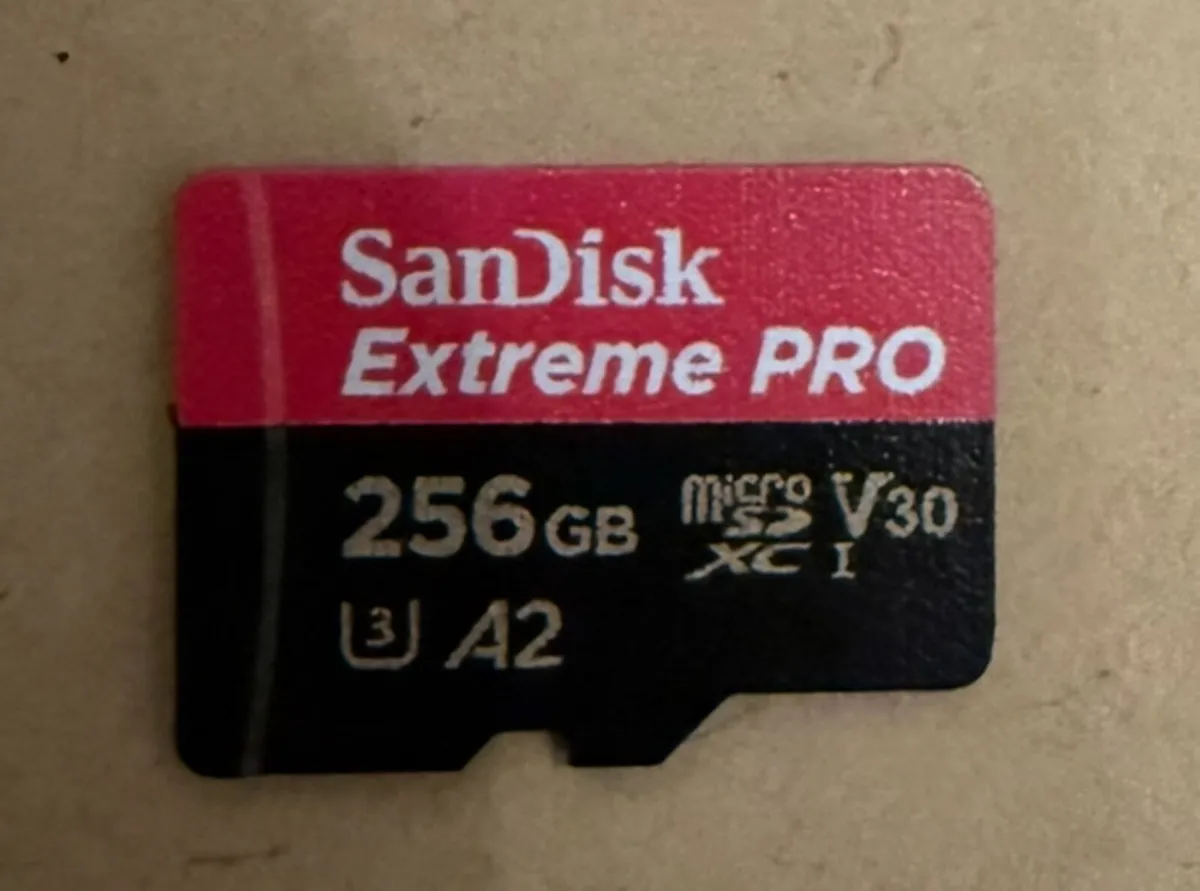Sandisk Extreme Pro 256gb Micro Sd Card - Image 1
