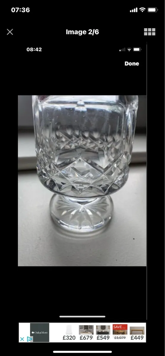 Vintage Waterford Crystal Condiment jar - Image 2