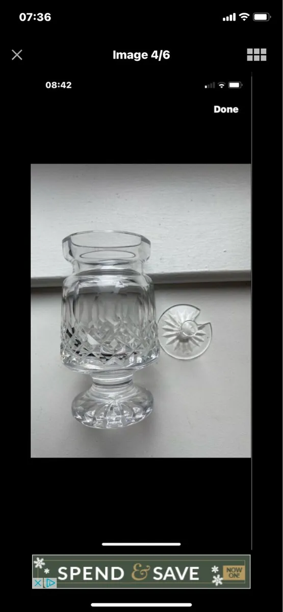 Vintage Waterford Crystal Condiment jar - Image 4
