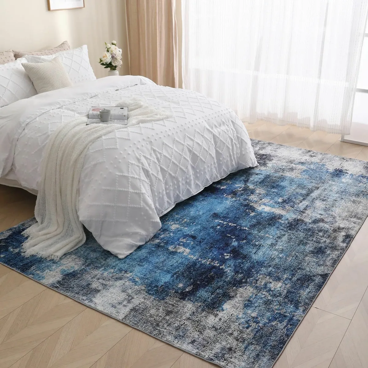 Washable Rugs for Living Room - Ultra Soft Short - Image 2