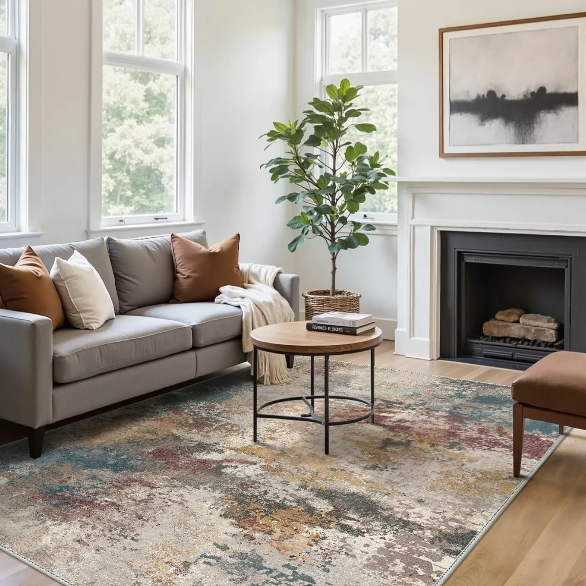 Rugs Living Room 200x290cm - Washable Large Rug - Image 3