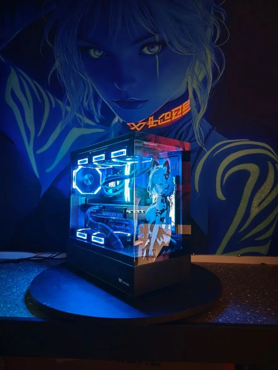 Brand New! Brookwood Tech Gaming PC BUILD! Kawaiii RTX5070/Ryzen/DDR 5 - Image 1