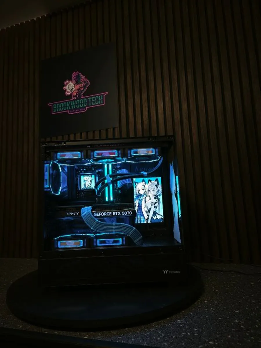 Brand New! Brookwood Tech Gaming PC BUILD! Kawaiii RTX5070/Ryzen/DDR 5 - Image 4