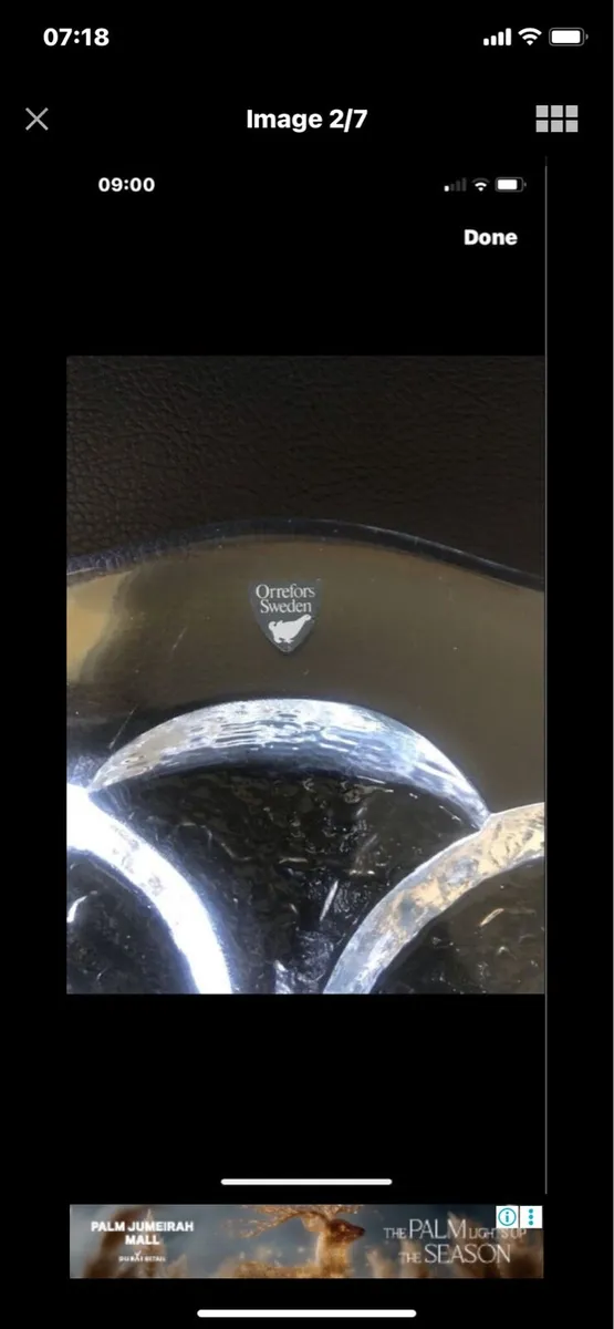 Large Orrefors Serving Plate - Image 2