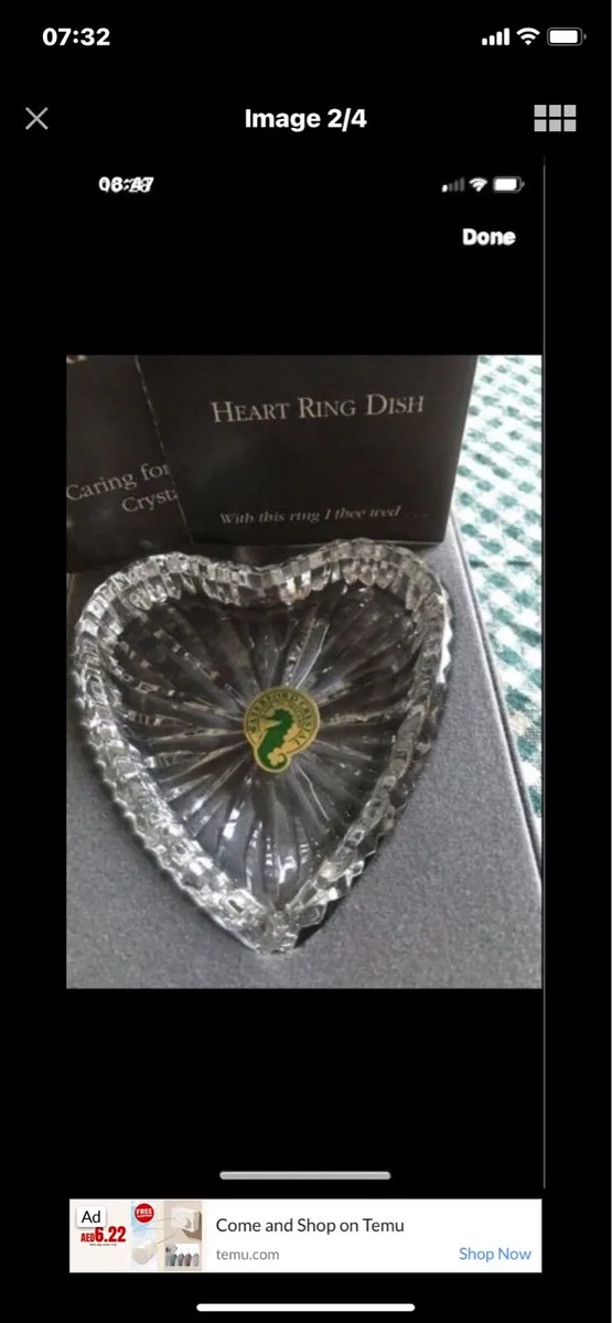 Vintage Waterford Crystal Ring Dish - Image 2
