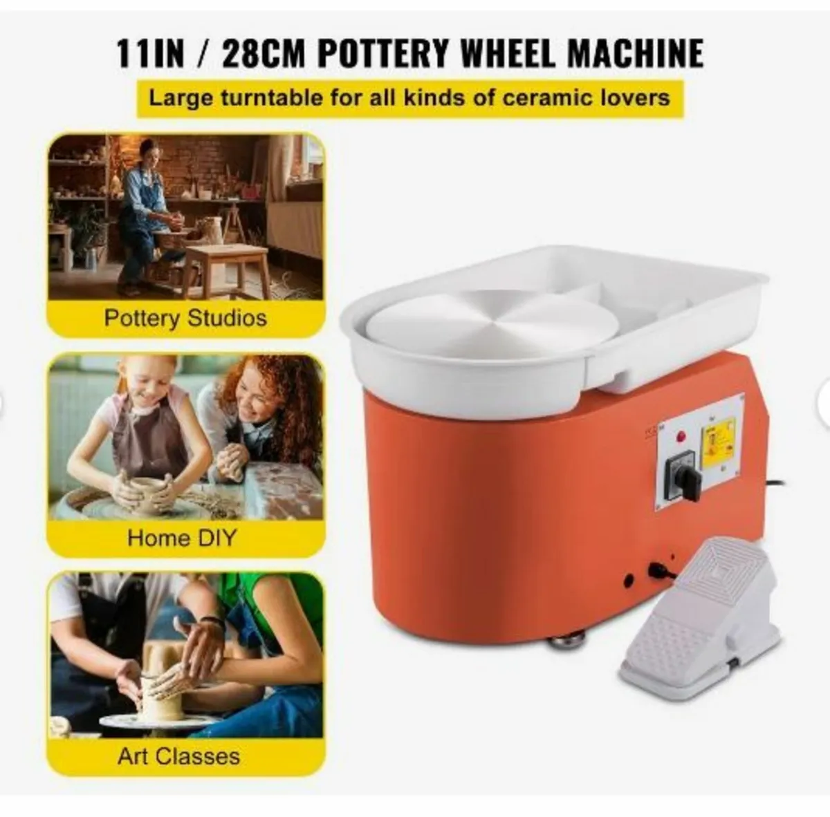 Pottery Wheel 27.9 cm 0-300 RPM - Image 4