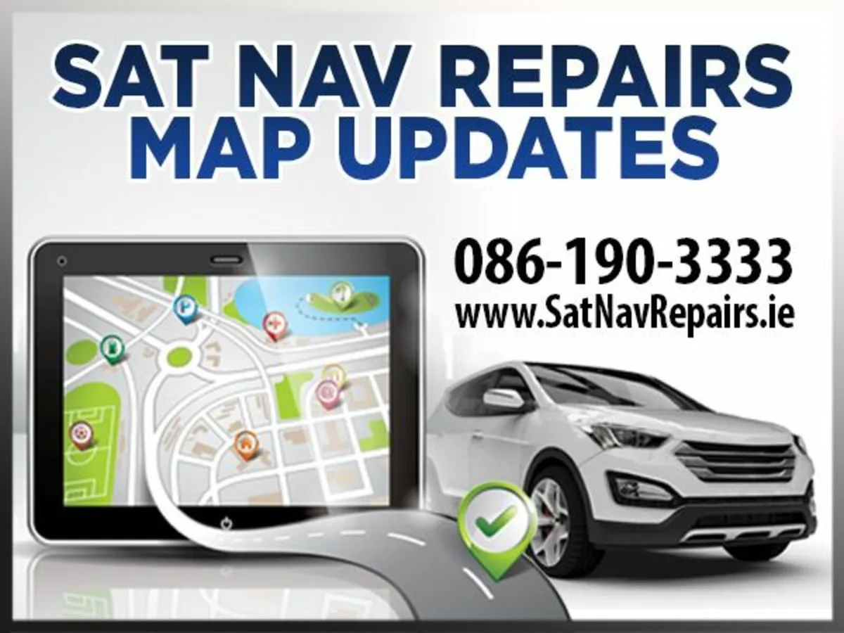SAT NAV  MAP UPDATES  - REPAIRS  - SALES - Image 1