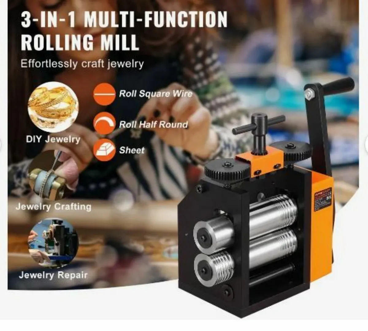 Rolling Mill, 2.95"/75 mm Jewelry Rolling - Image 2